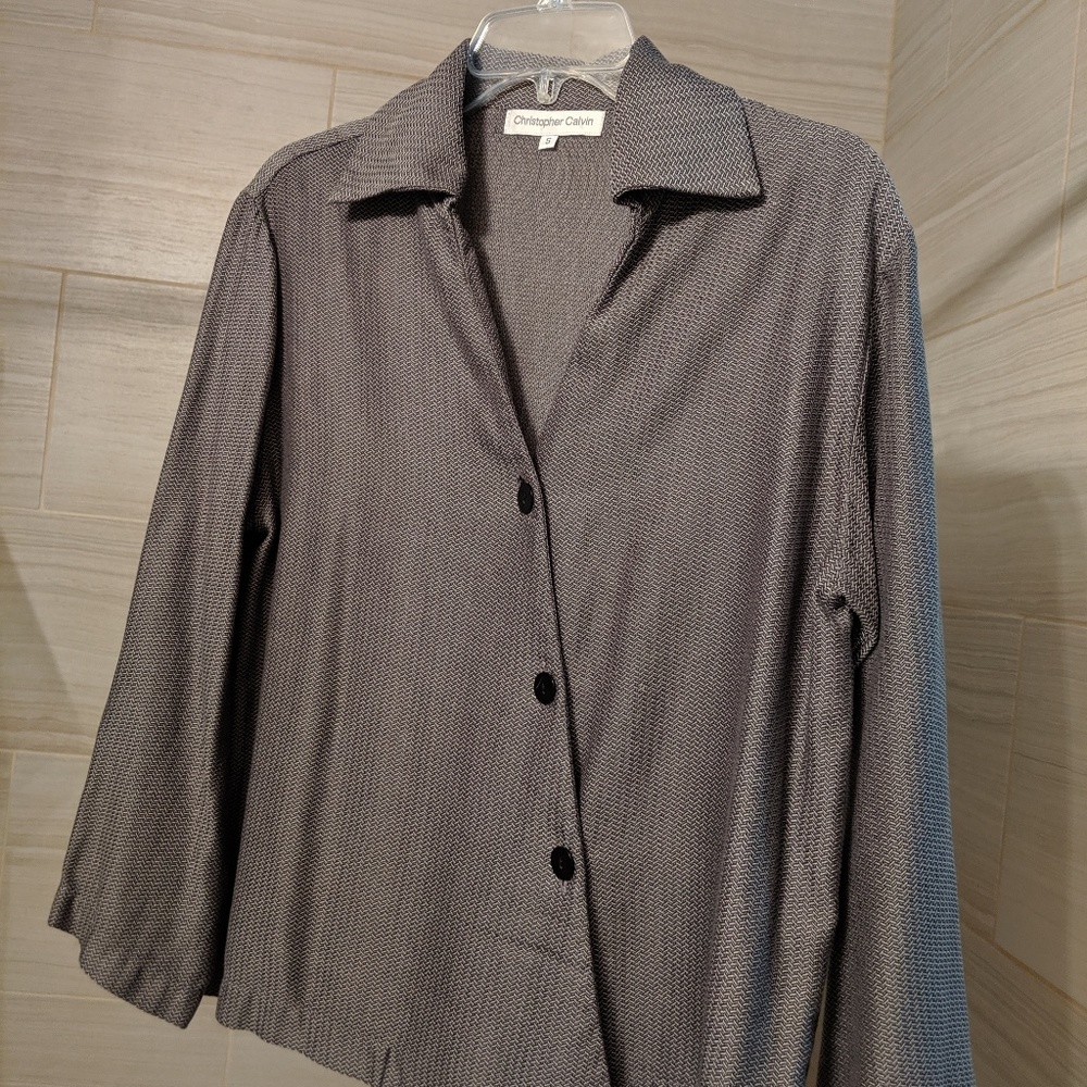 Christopher Calvin casual work button up